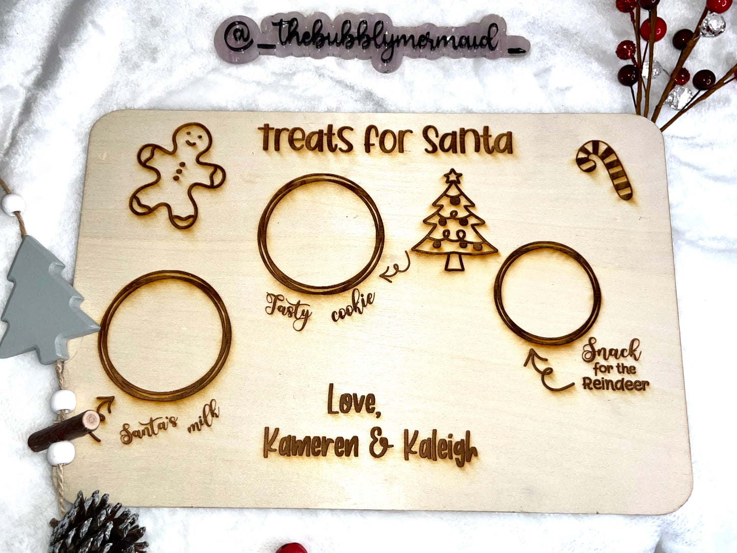 Treats for Santa tray