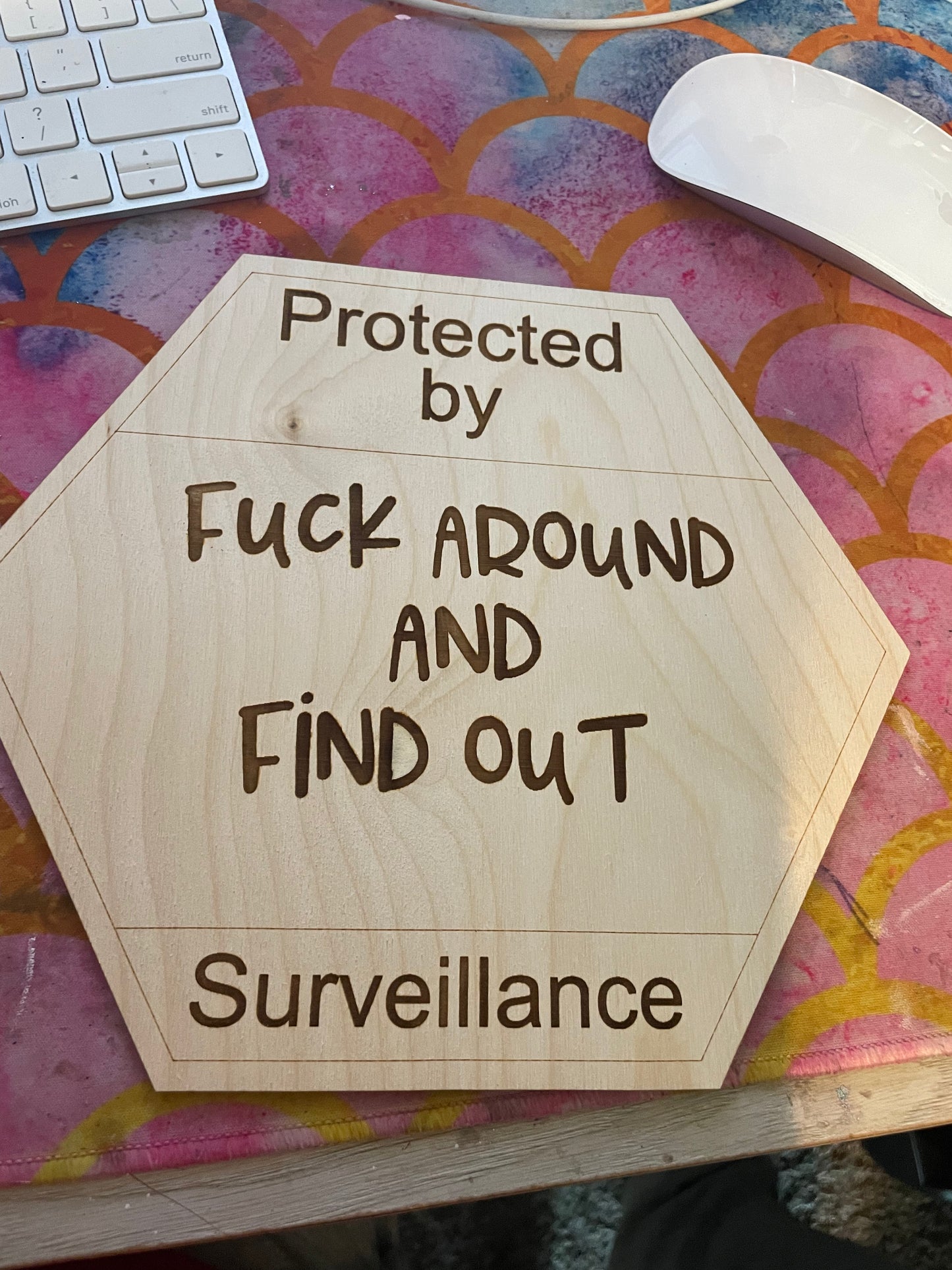 Surveillance sign