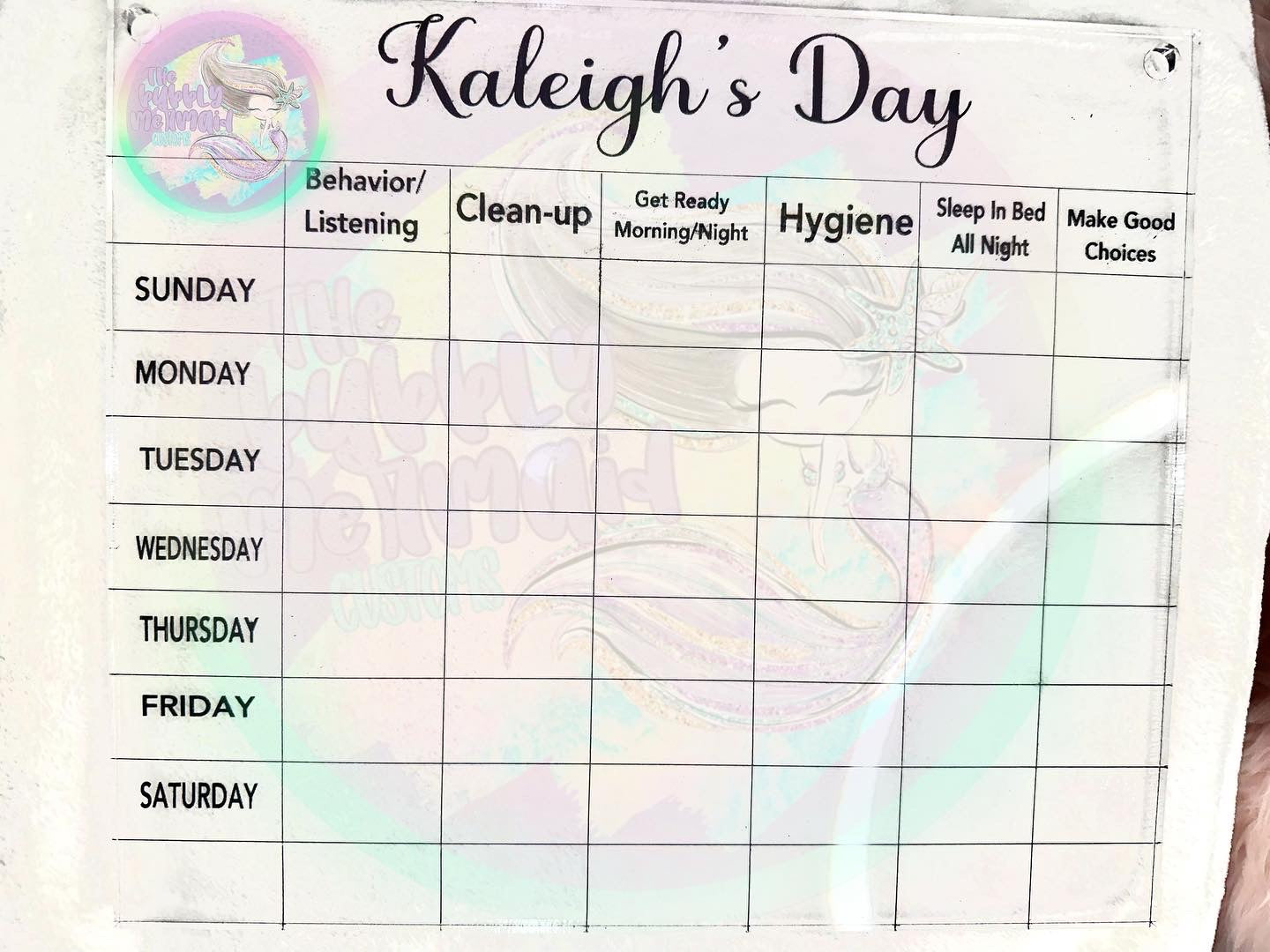 Routine Chart
